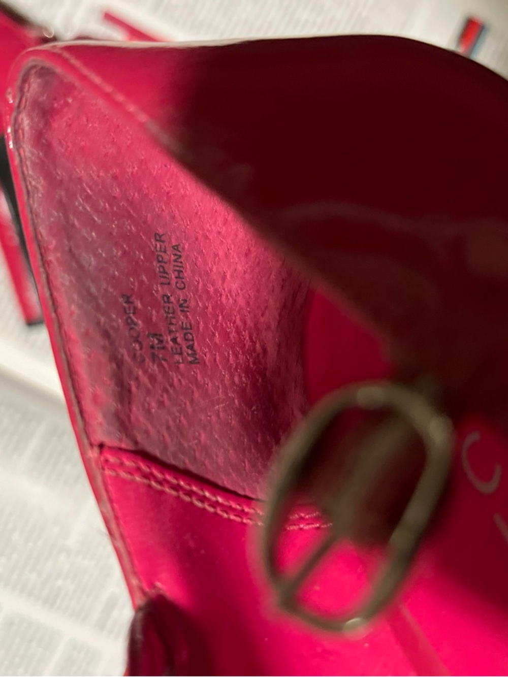 Michael Kors Hot Pink Patent Leather Peep-Toe Heels with Ankle Strap - Picture 6 of 6